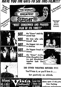 The World's Greatest Sinner (1962)