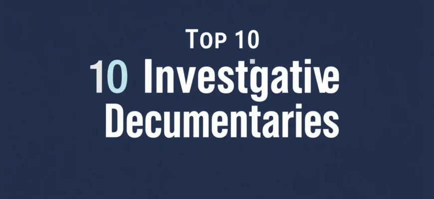 Top 10 Investigative Documentaries to Watch