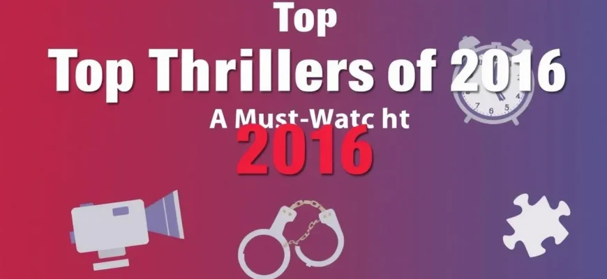 Top 10 Thrillers of 2016
