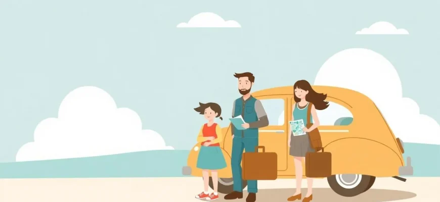 Family Hitchhiking Adventures on Screen