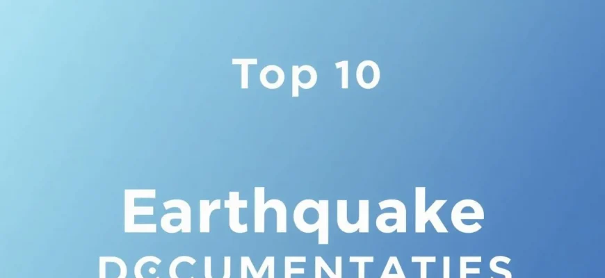 Top 10 Earthquake Documentaries You Must See