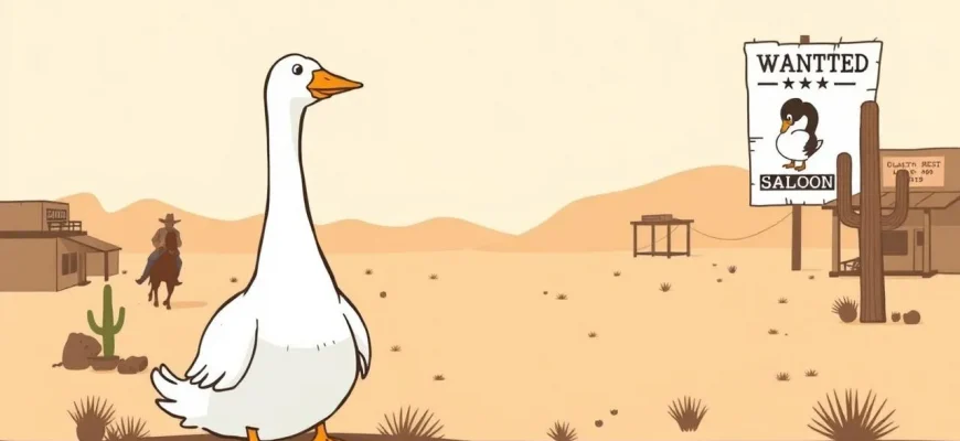 Western Films with a Flock of Geese
