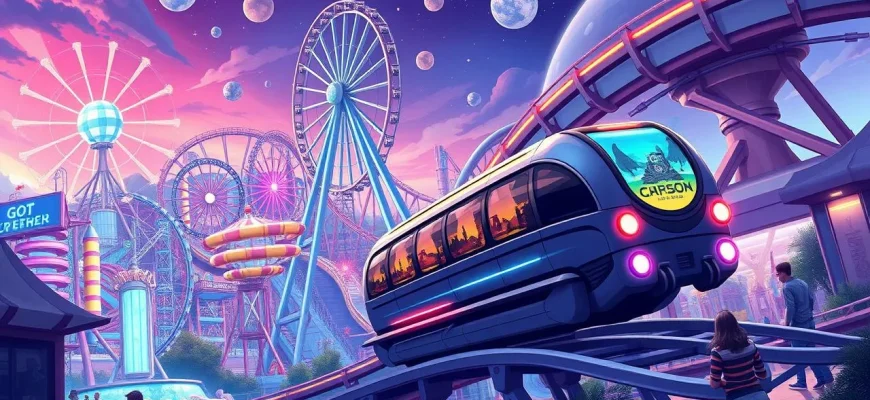 Sci-Fi Amusement Park Adventures: A Cinematic Journey